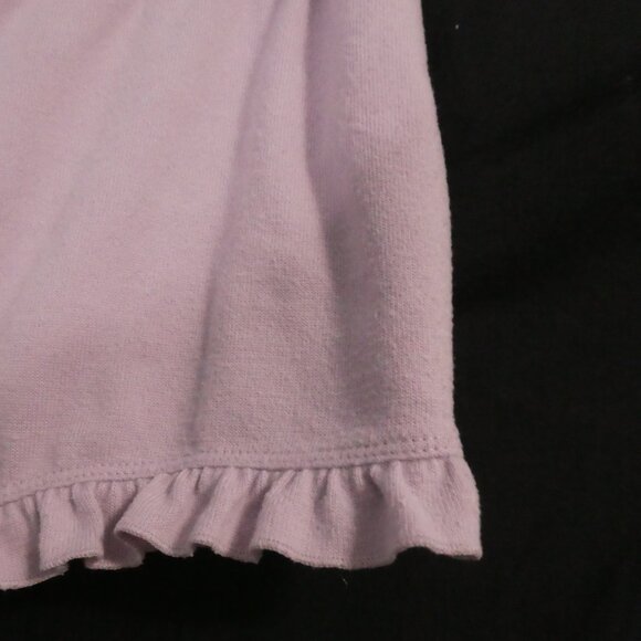 WEEKEND EDITION | large | Lavender Sweat Shorts With Ruffle Trim - Picture 8 of 14